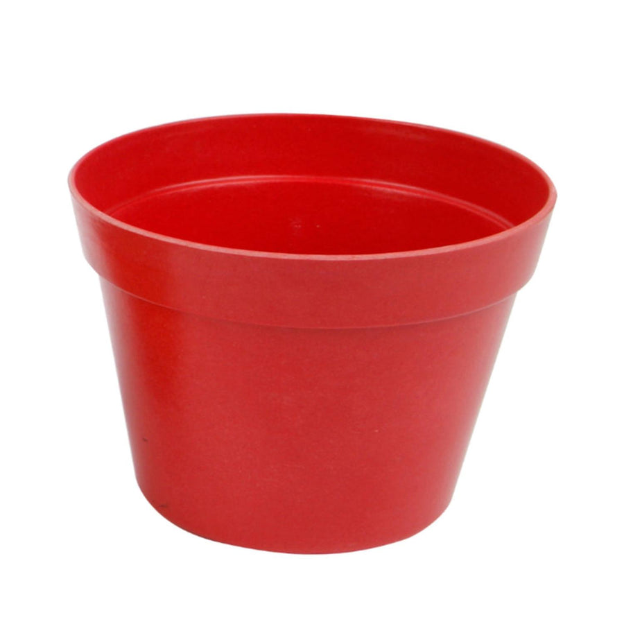 Macetero Bambu Rojo 14x11.5cm