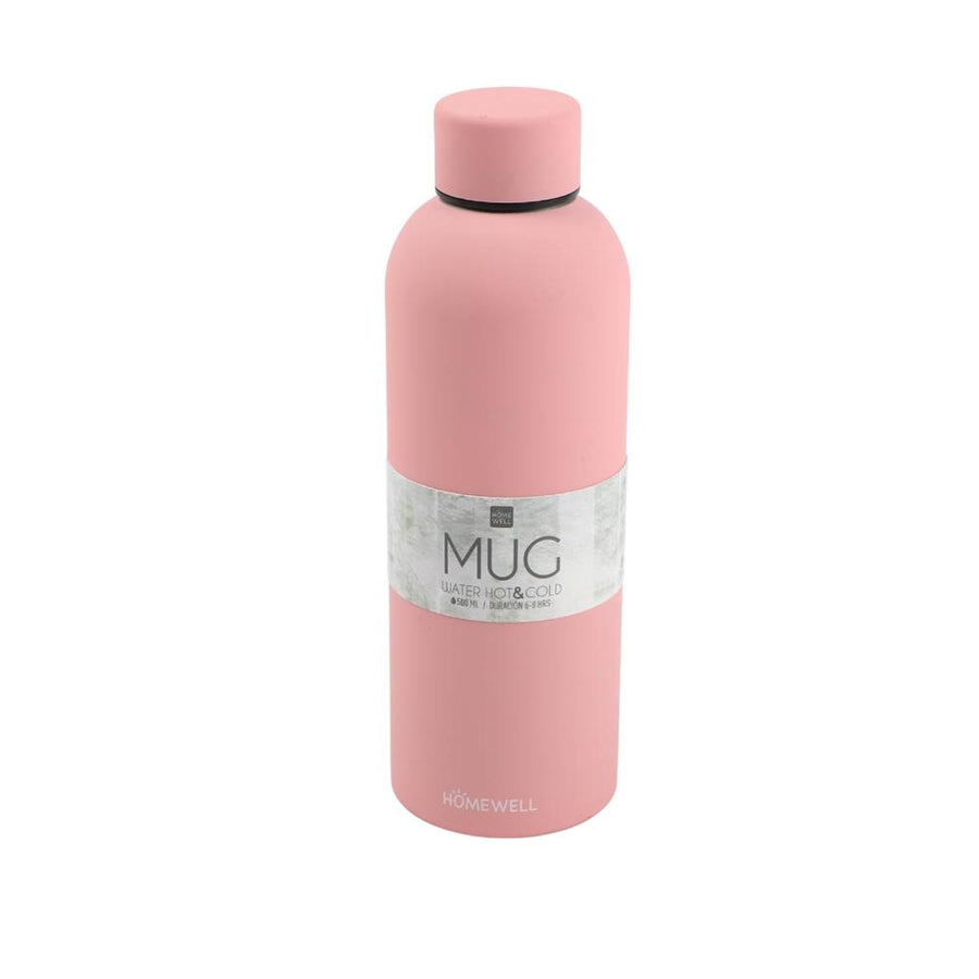 Botella Térmica Mug Rosa