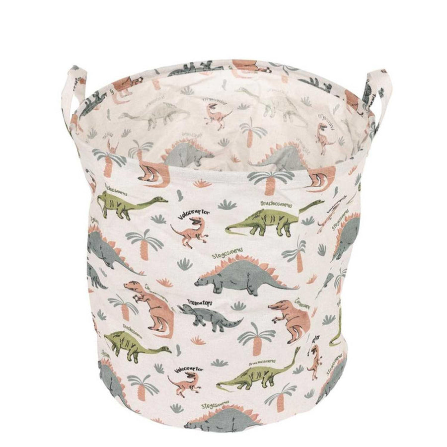 Canasto Ropa Dinosaurios Pastel