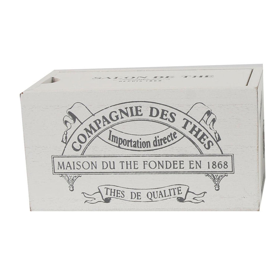 Caja de Té Diseño Vintage 13x7x7cm