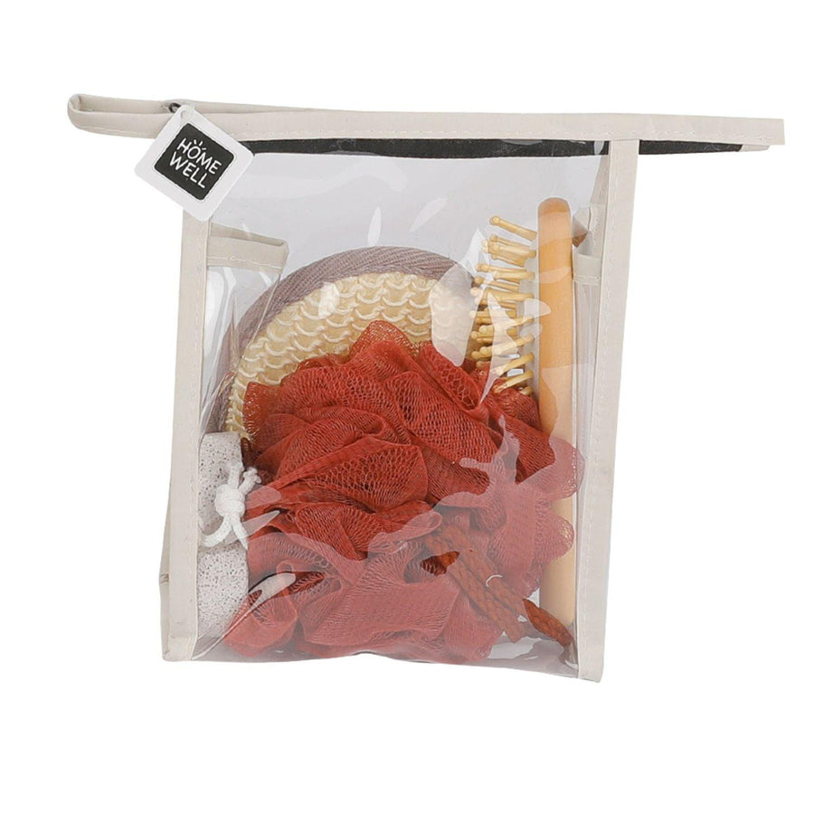 Set Spa Rojo 16x7x19cm
