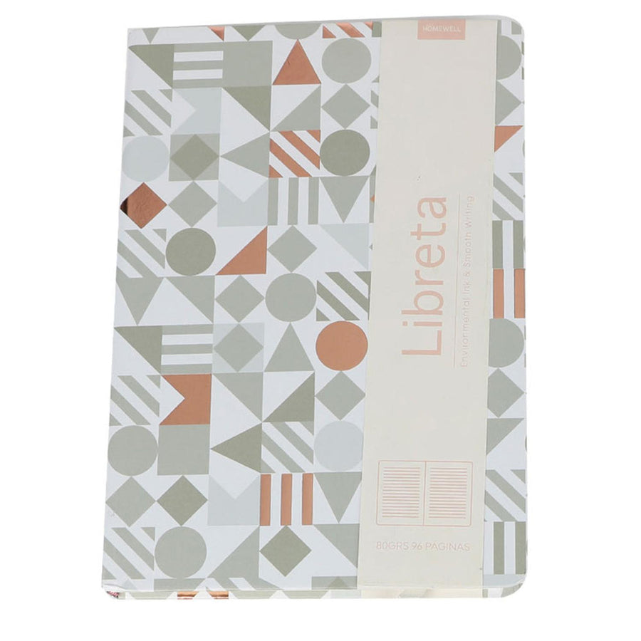 Libreta Tapa Dura Rayada 21x14.5cm (96 pag)