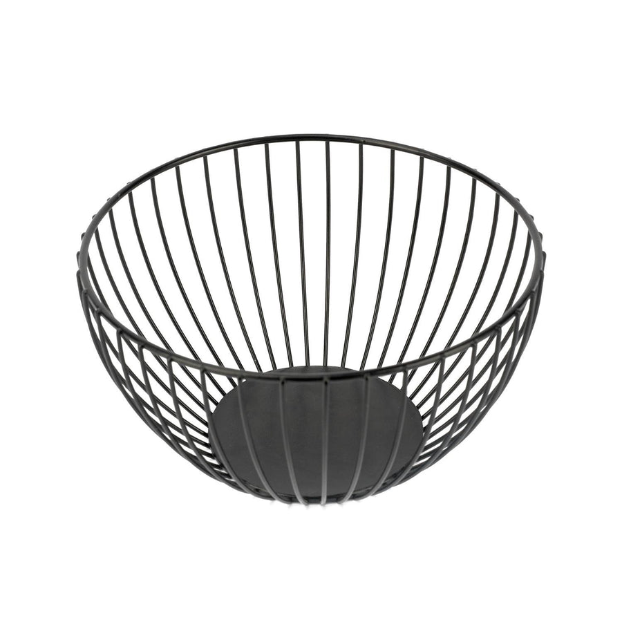 Canasto de Metal Negro 20x20x12cm