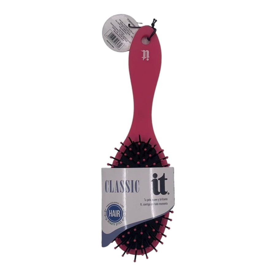 Cepillo ovalado mediano Rosado Rubber. It