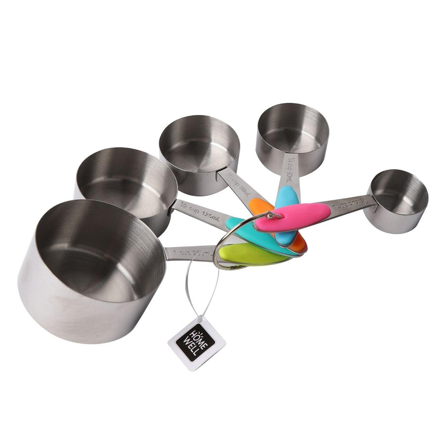 Set Tazas Medidoras Metal (5u)