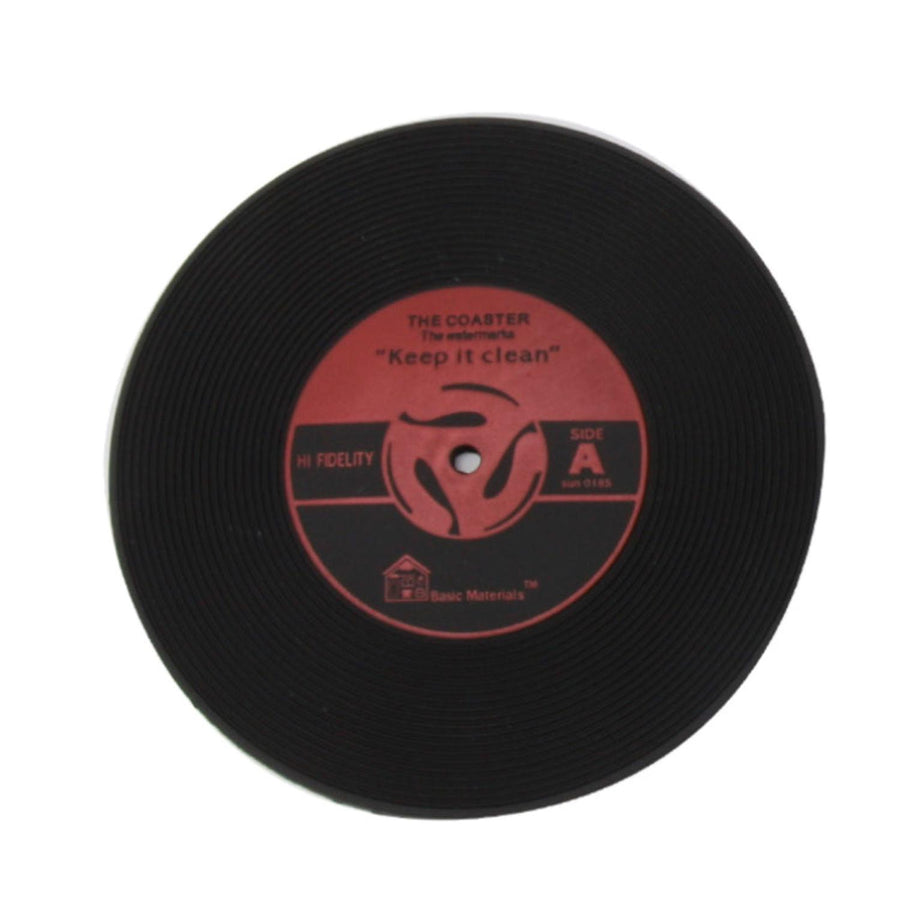 Set de Posa Vasos Retro Vinilo (2u)