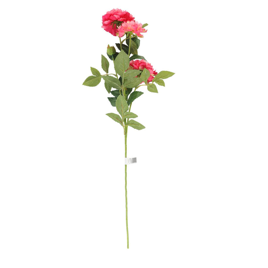Flor Boton De Oro Artificial Rojo *4 69Cm