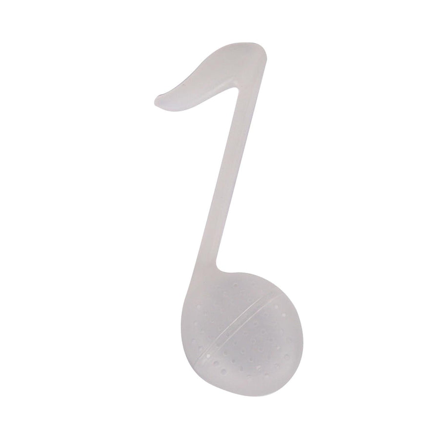 Colador de Té e Infusiones Diseño Nota Musical Transparente