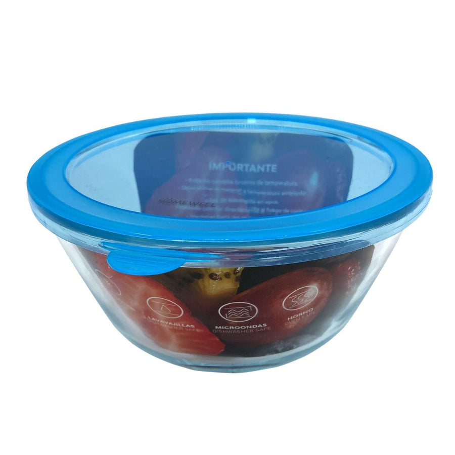 Bowl Vidrio con Tapa 1050ml