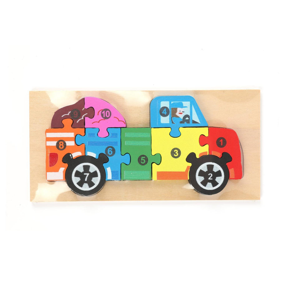 Puzzle Relieve Camión 21*10Cm