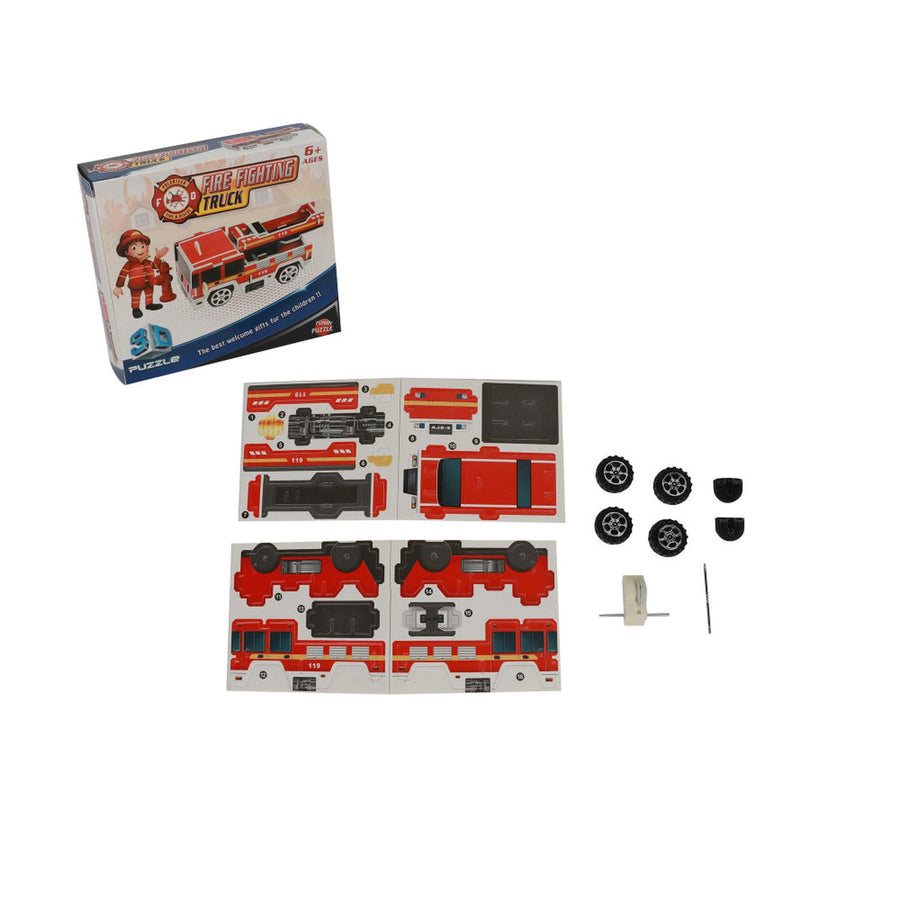 Puzzle 3D Camión Bombero