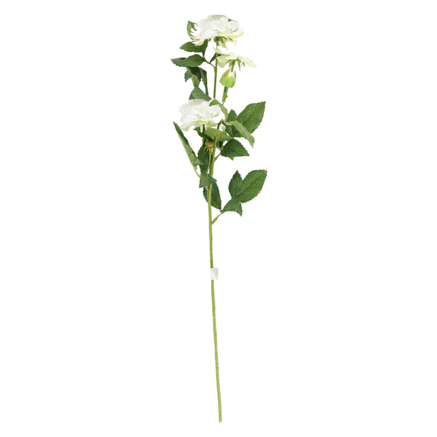 Flor Boton De Oro Artificial Blanco *4 69Cm