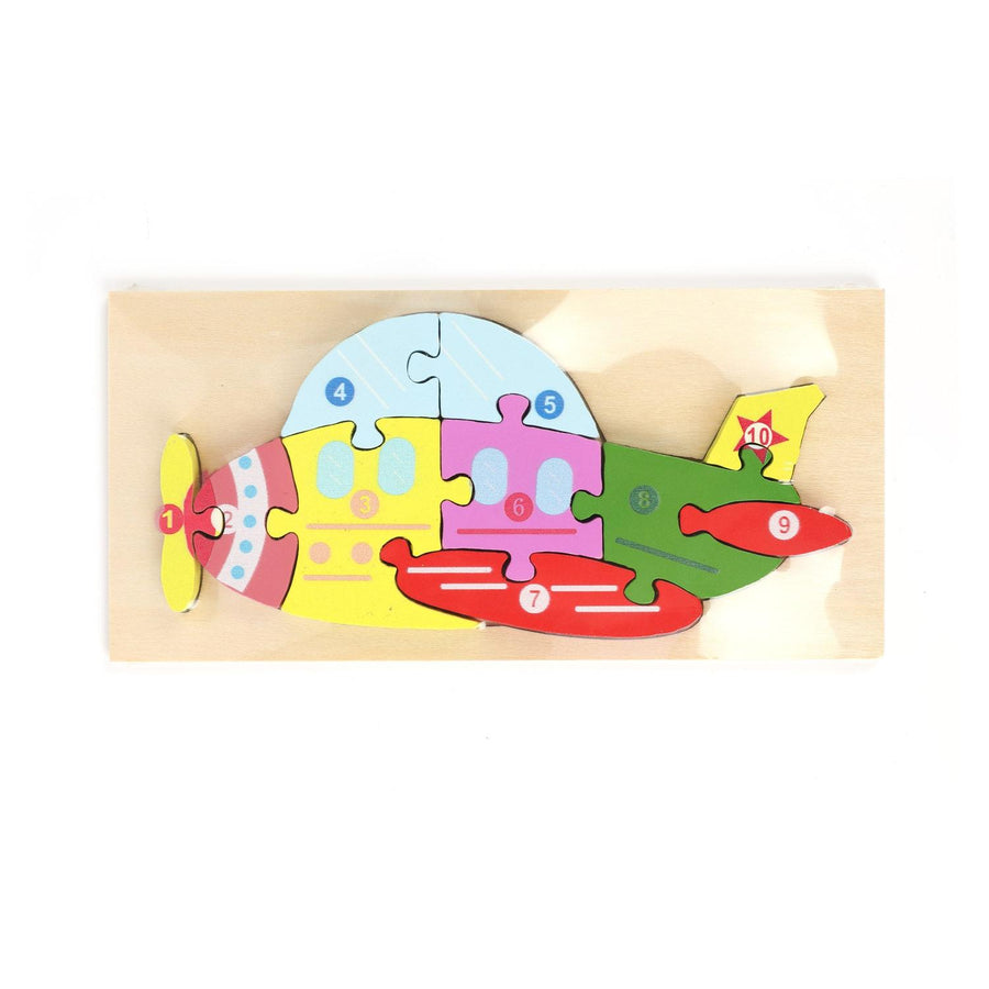 Puzzle Relieve Avión 21*10Cm