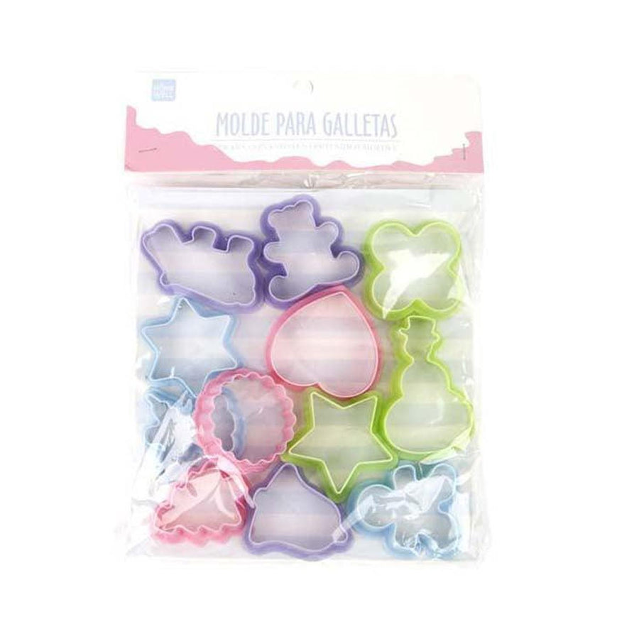 Molde Galletas Formas (12u)