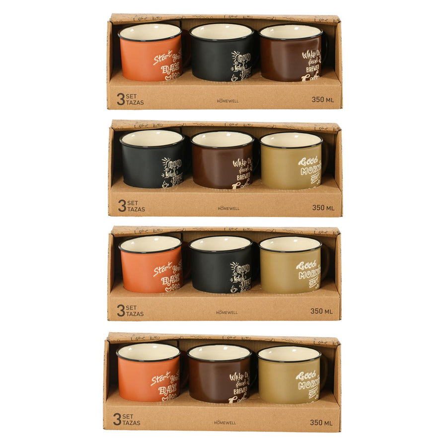 Set Tazas de Cerámica Vintage Café