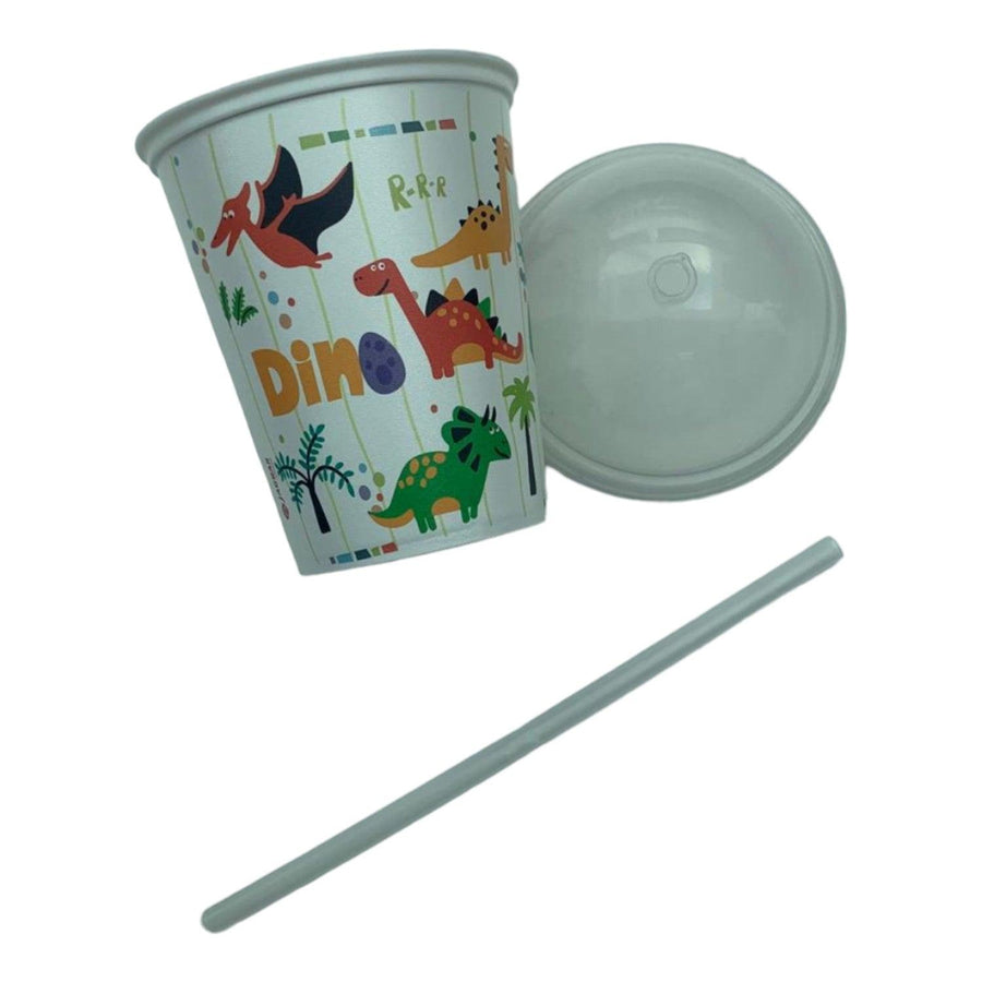 Vaso Con Bombilla Multicolor 360ml