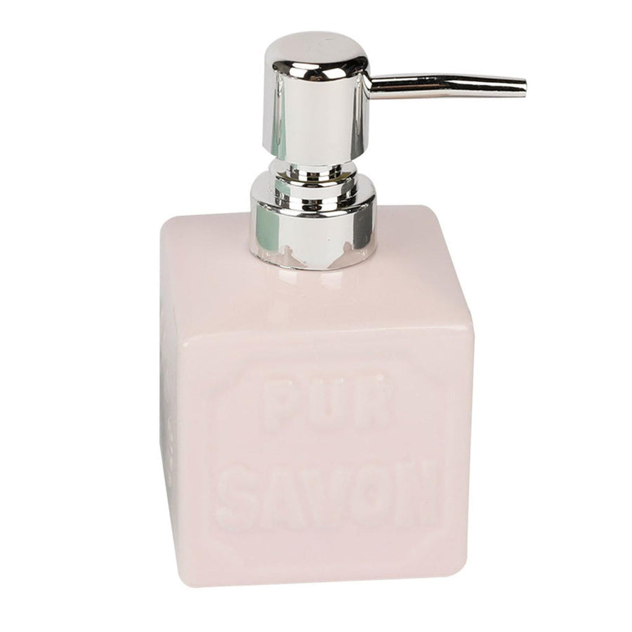 Dispensador Jabon Baño Ceramica Rosado 300ml