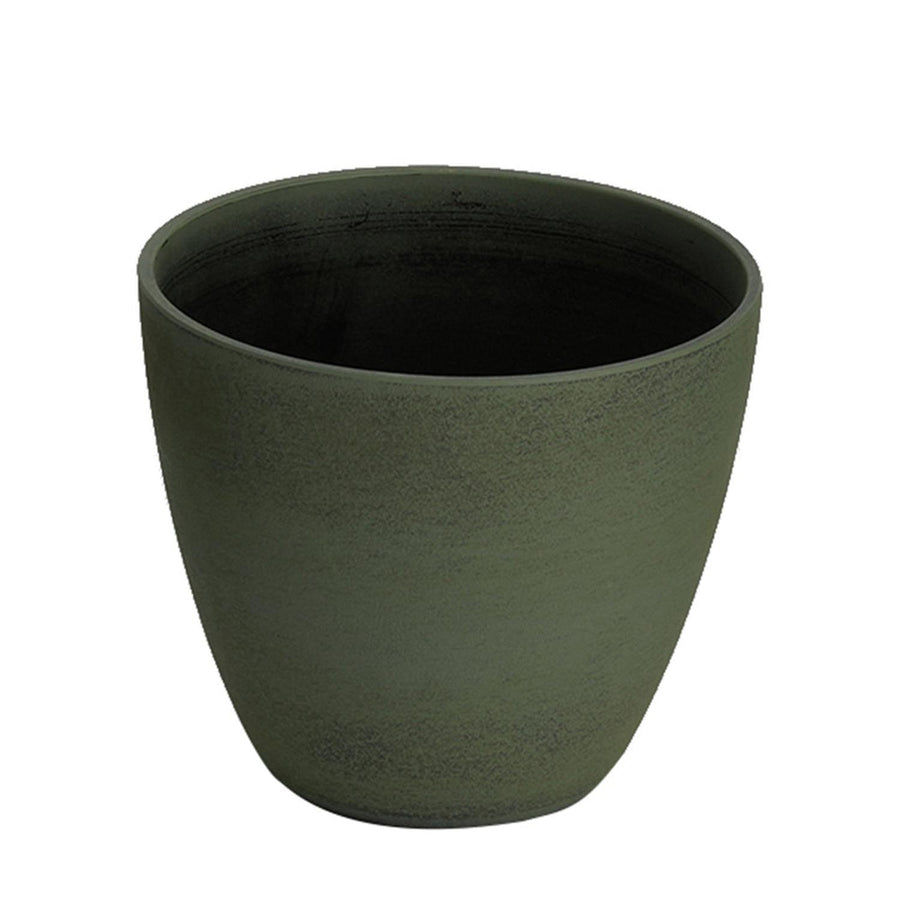 Macetero Plástico Verde Musgo 13x11cm