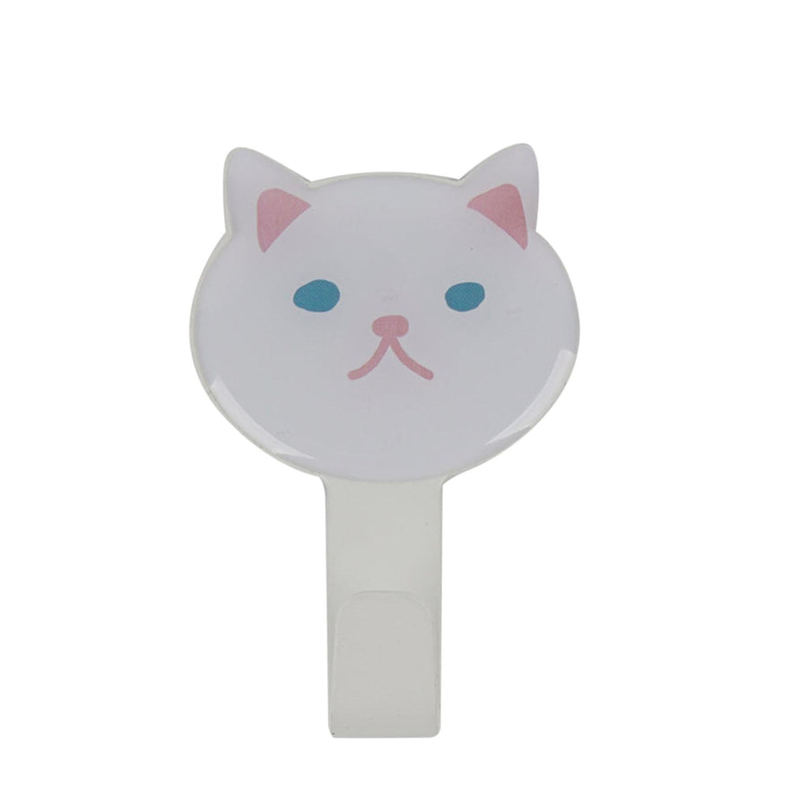 Perchero Diseño Gato Blanco 13x8x3cm