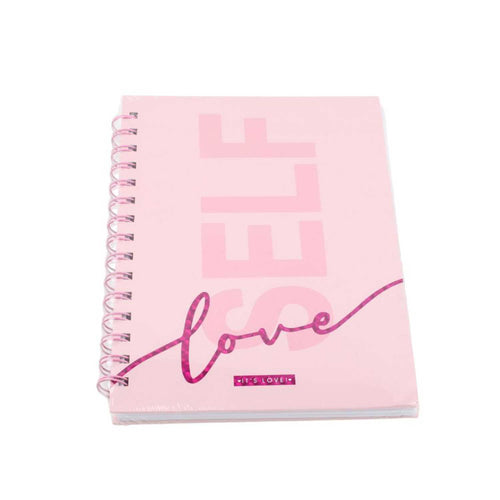 Libreta Rosa Self Love 20.7x14.5cms 80 Páginas