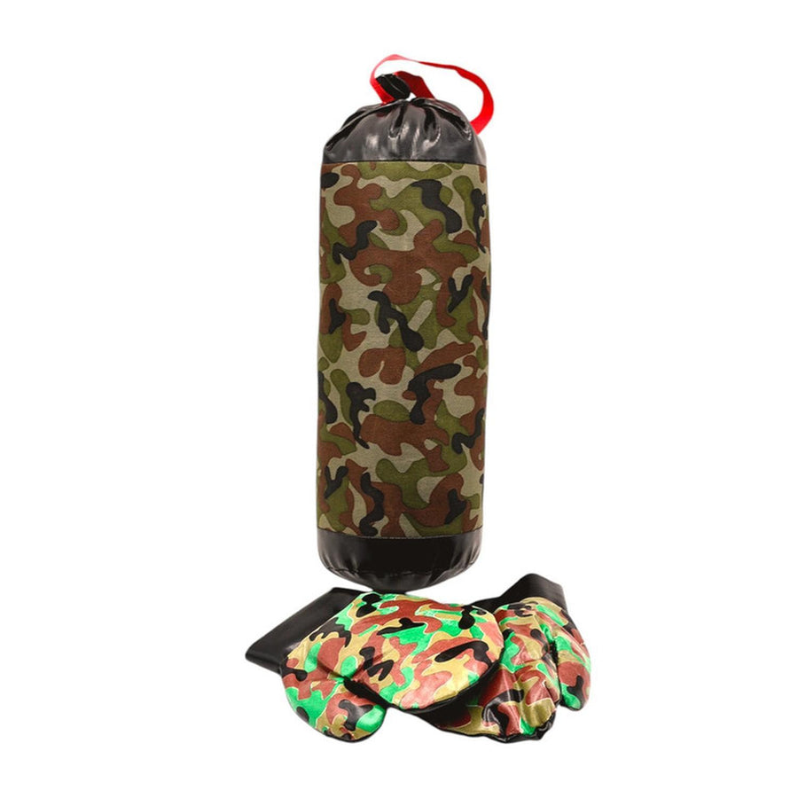 Set de Boxeo Infantil Camuflaje