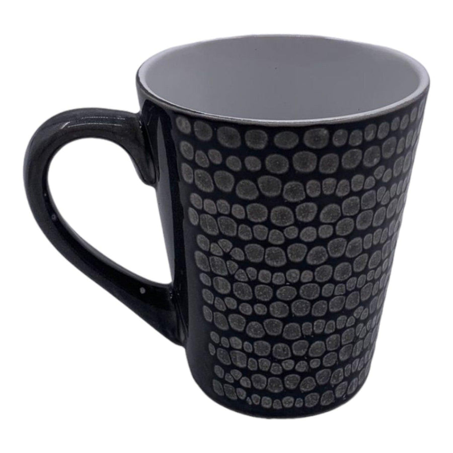 Tazon Loza Negro Diseño 415ml