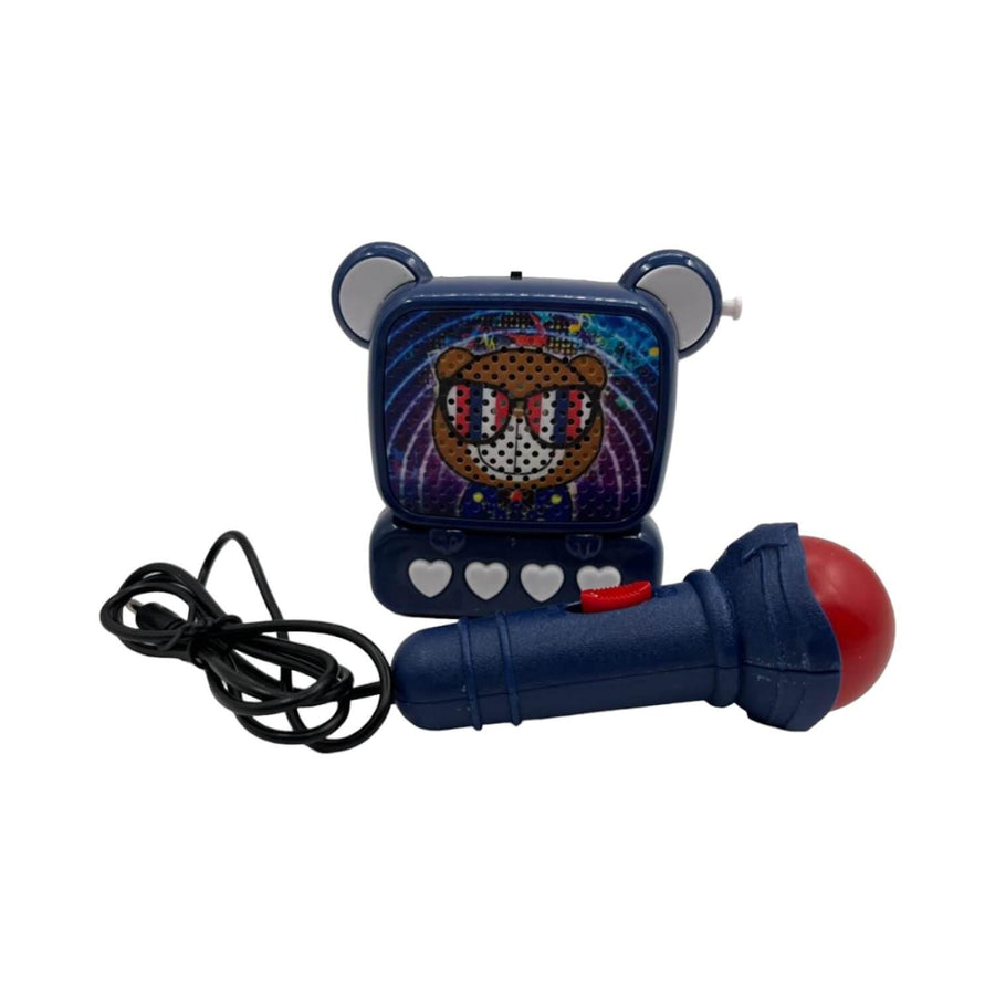 Microfono Parlante Happy Cool Azul