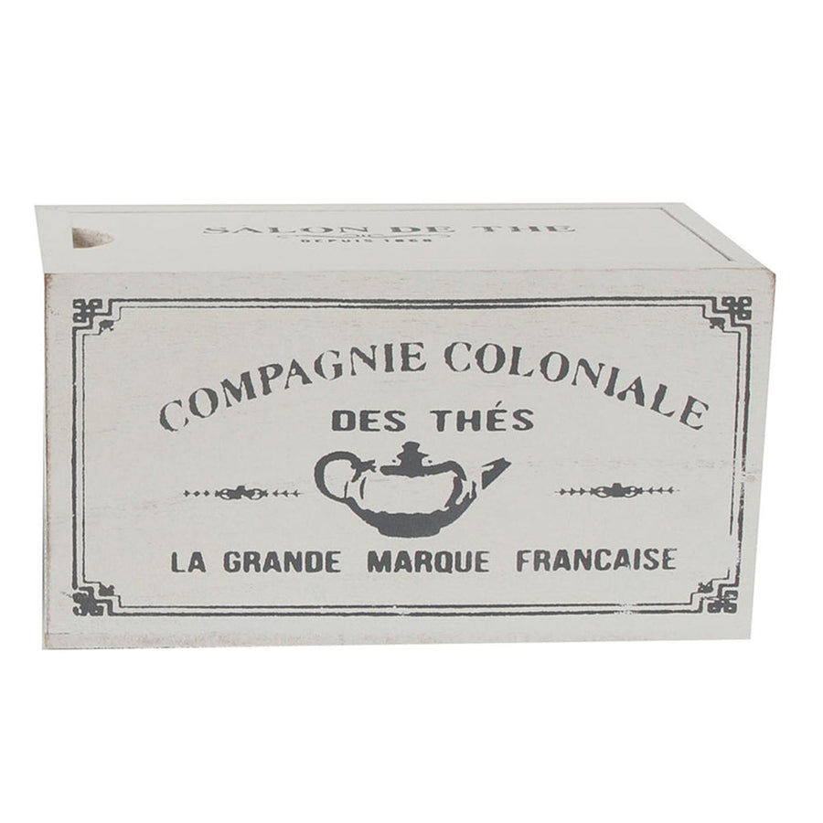 Caja de Té Diseño Vintage 13x7x7cm