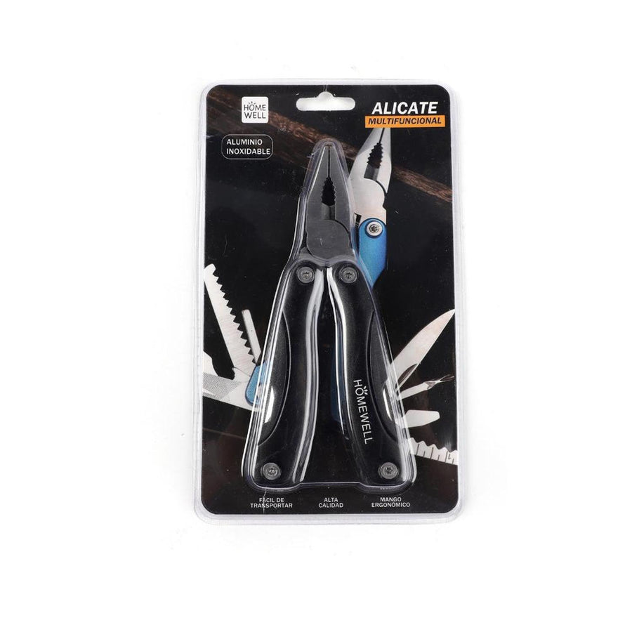 Alicate Negro Multifuncional Inoxidable