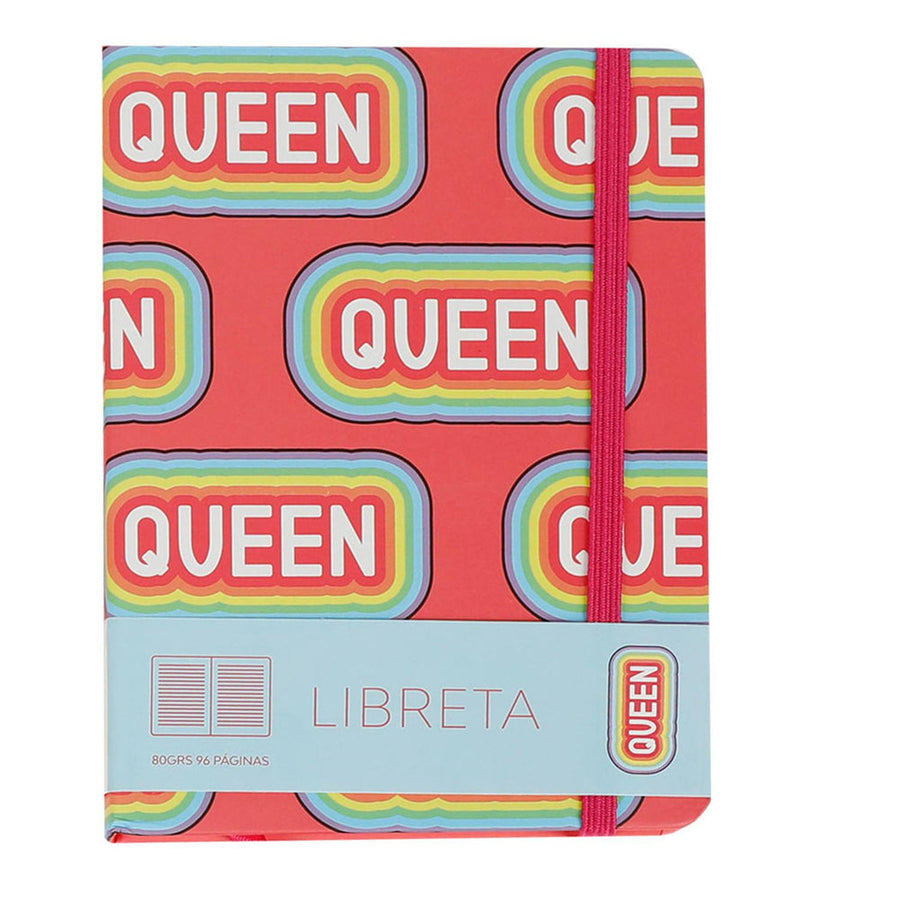 Libreta Tapa Dura Rayada Queen 14.5x10.5cm (96 pag)