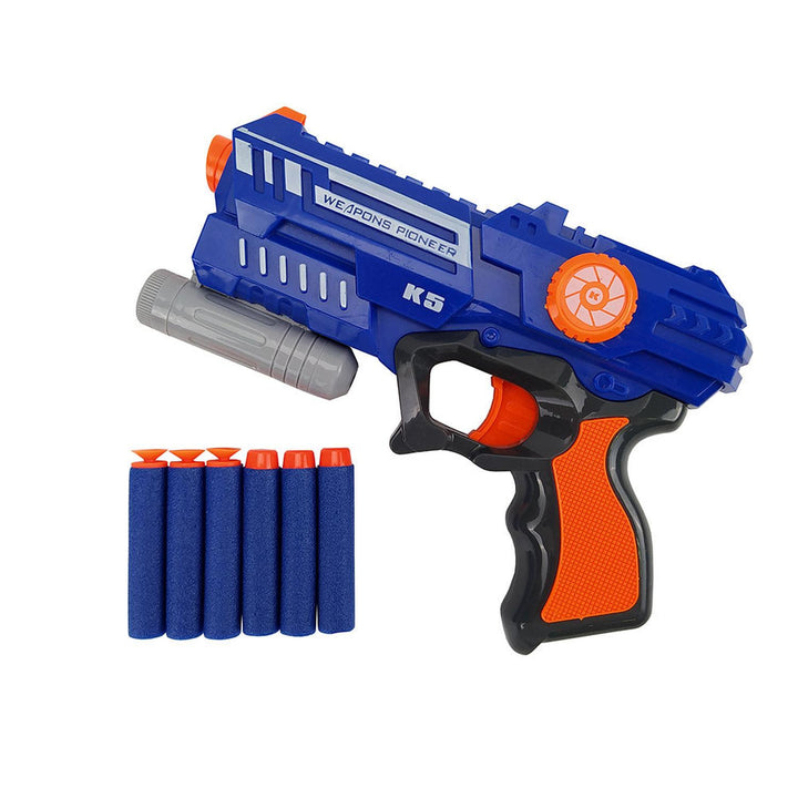 Pistola de Dardos Soft Azul