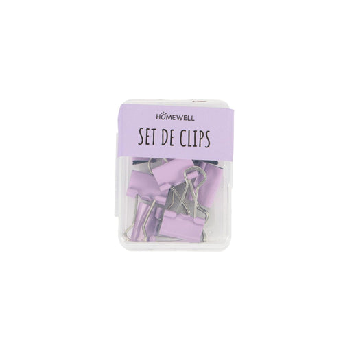 Set de Clips Dobles Pastel