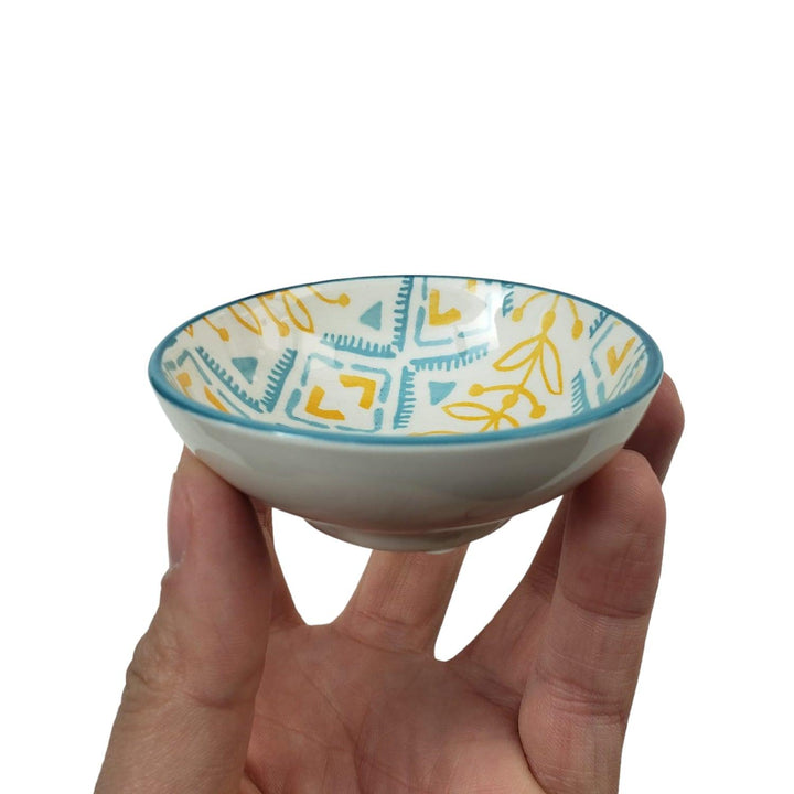 Pocillo Bowl Loza Turquesa 8x3cm