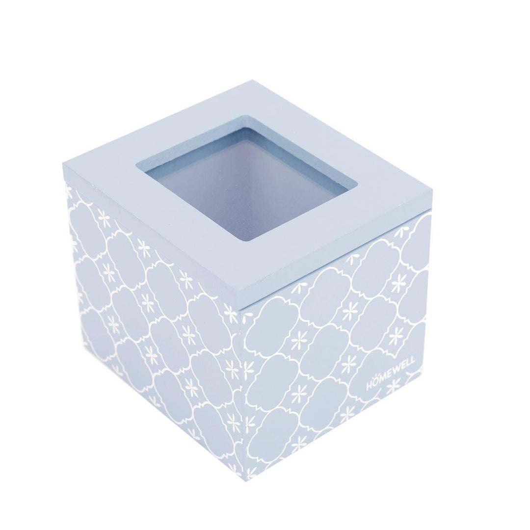 Caja de Té Celeste 8.5x9.5x8cm