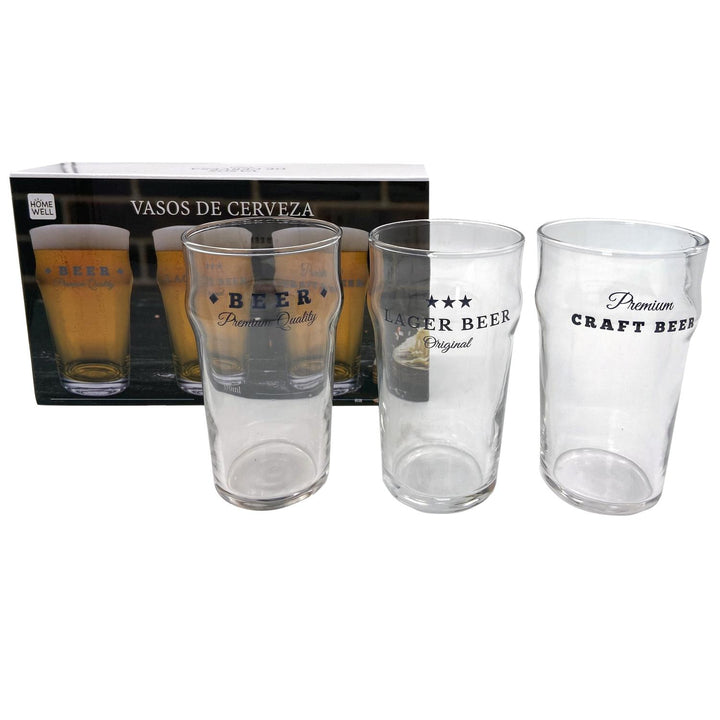 Set de Vasos Cerveceros 570ml (3u)