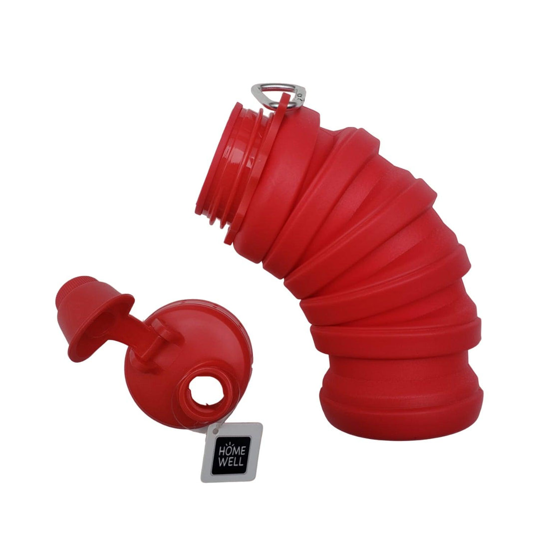 Termo Plegable Silicona Rojo 500ml