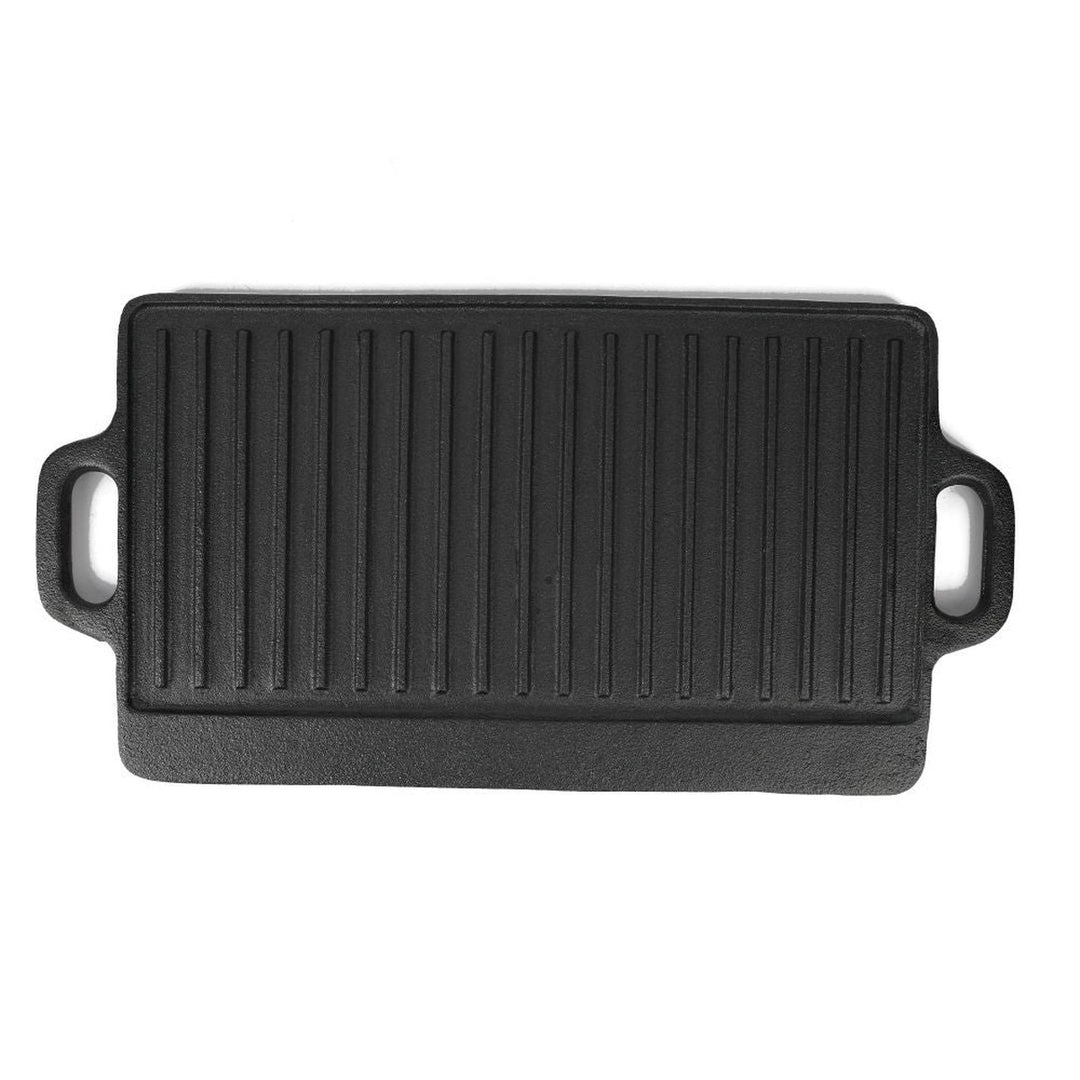 Plancha de Hierro Grill Antiadherente 45x23cm