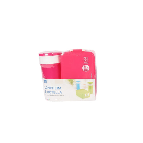 Set Lonchera y Botella Hey Life!