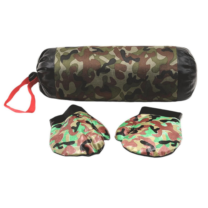 Set de Boxeo Infantil Camuflaje