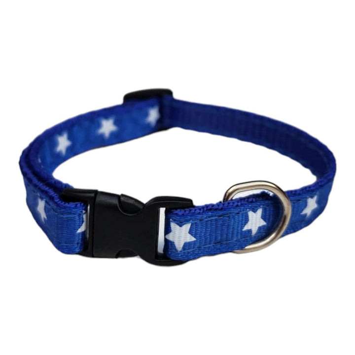 Collar Estrellas Azul Mascotas 35cm