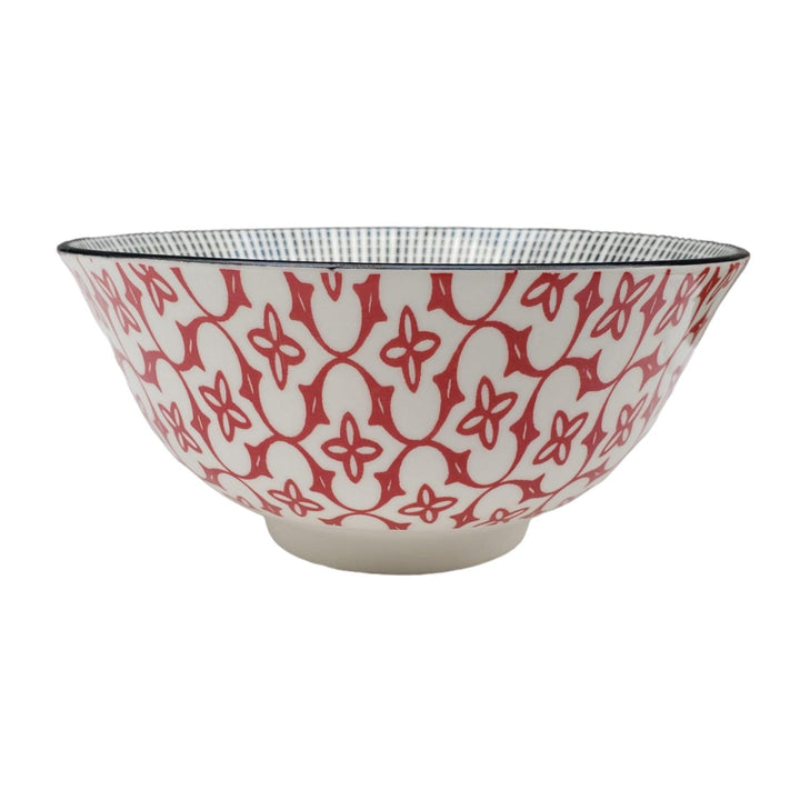 Bowl Loza Diseño Rojo 11x7.5cm