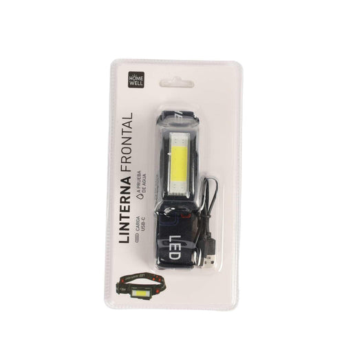 Linterna Frontal Recargable 7x2.5x2.5cm LED