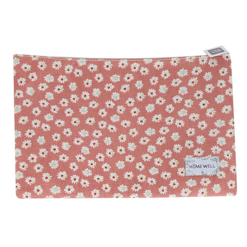 Estuche Cartuchera Roja Flores