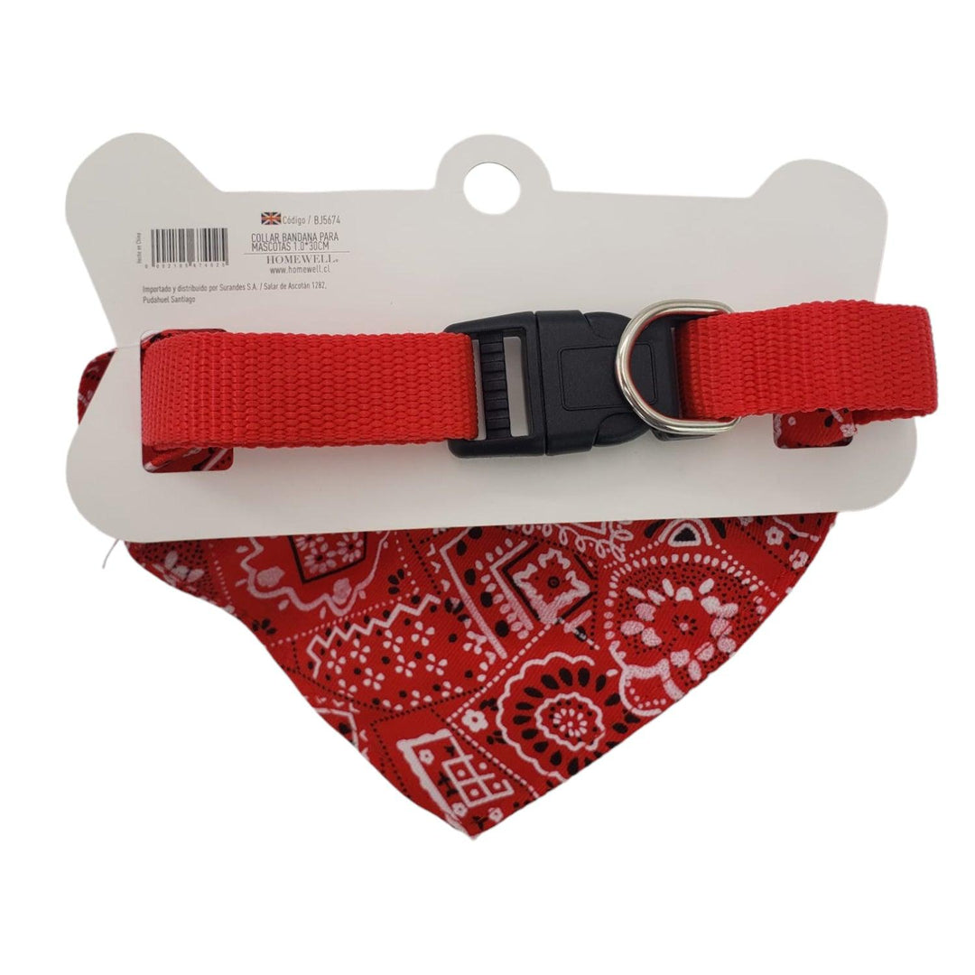 Bandana Roja para Mascota 13*17cm