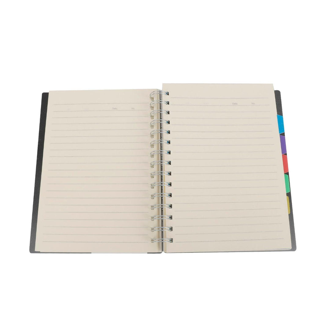 Libreta Blanco 15.5x20.5cm Anillada (120 Hojas)