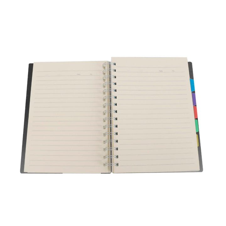 Libreta Blanco 15.5x20.5cm Anillada (120 Hojas)