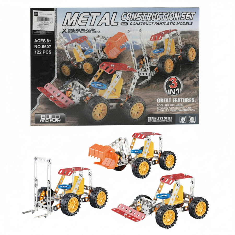 Set Construcción Metálico 3 en 1