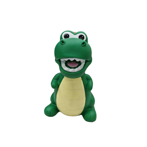 Alcancía Dino Verde 17x13.5x22cm