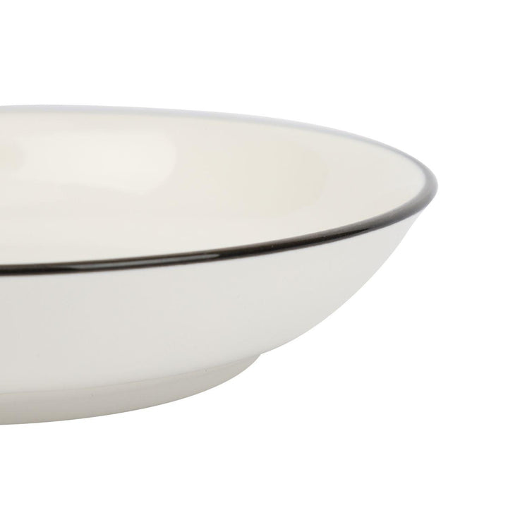 Plato Loza Redondo Blanco 18cm