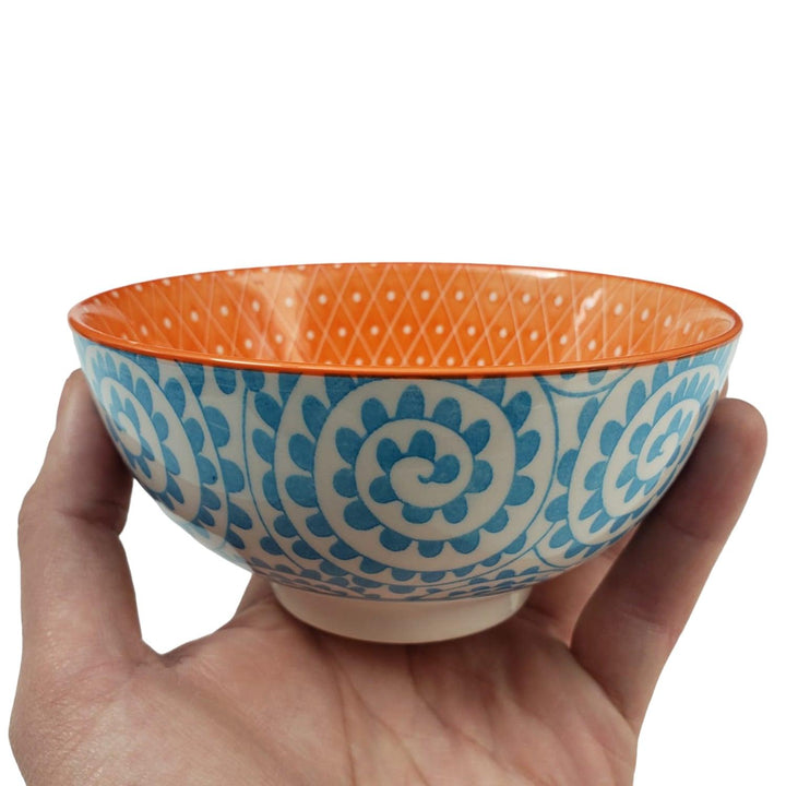 Bowl Loza Diseño Celeste 13x7.5cm